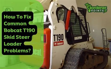 skid steer not accelerating|t190 skid steer problems.